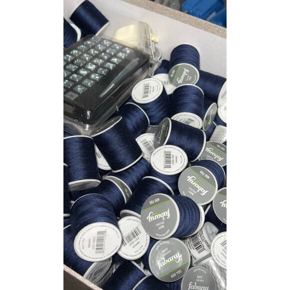 3- spools of thread navy blue Fabany Joann’s - Picture 2 of 6